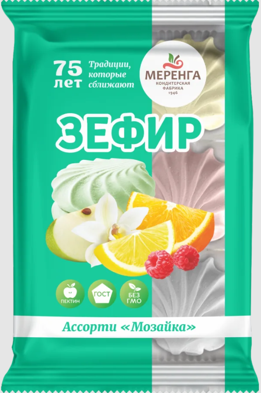 №1 Меренга Зефир Мозайка, 270г  в Глазове