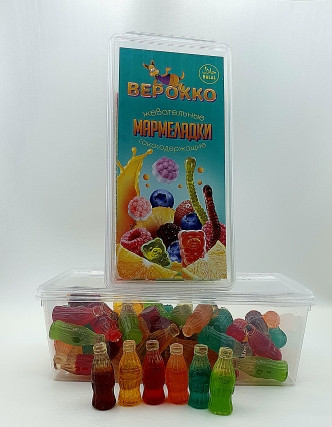  Жевательный мармелад Бутылочки МИКС, 250г      в Глазове