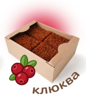№3 Пряник 1кг с фруктовой начинкой Клюква в Глазове