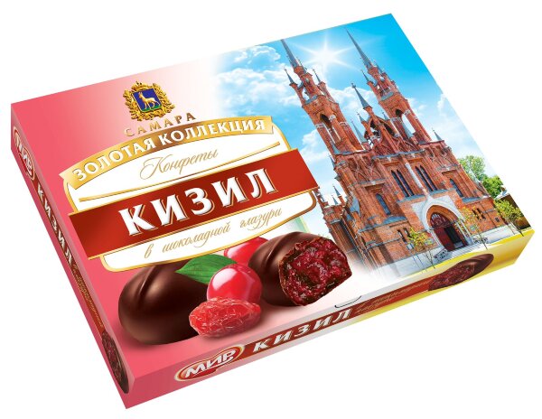 №2 КФ МИР Кизил в шоколадной глазури 160г в Глазове